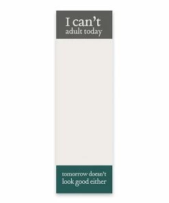 Primitives by Kathy | 'I Can't Adult Today' Notepad