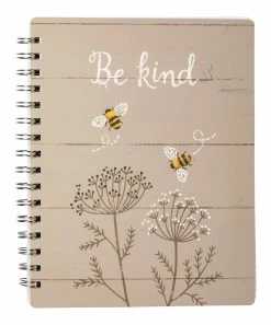Primitives by Kathy | Beige 'Be Kind' Spiral Notebook