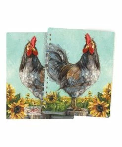 Primitives by Kathy | Blue Rooster Spiral-Bound Notebook