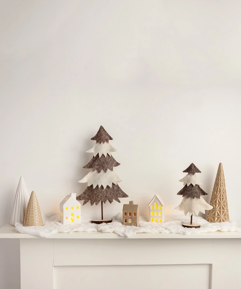 Primitives by Kathy | Houses Candle Holder Set - Image 2