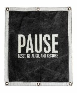 Primitives by Kathy | Black 'Pause' Banner