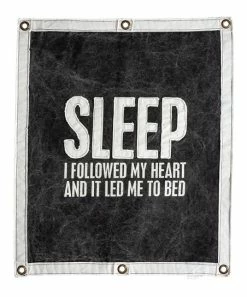 Primitives by Kathy | Black 'Sleep' Banner