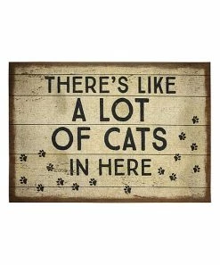 Primitives by Kathy | Beige 'A Lot Of Cats' Rug