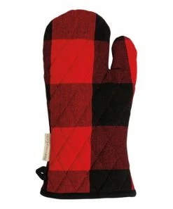 Primitives by Kathy | Red & Black Buffalo Check Oven Mitt