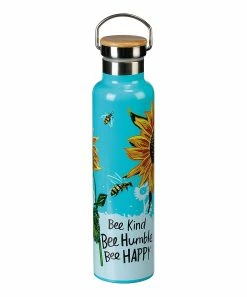 Primitives by Kathy | Blue & Yellow 'Bee Kind' 25-Oz. Water Bottle