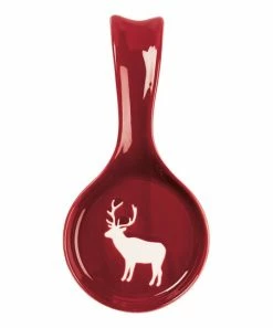 Primitives by Kathy | Red Deer Spoon Rest