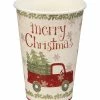 Primitives by Kathy | 'Merry Christmas' Truck & Tree Paper Cup Set