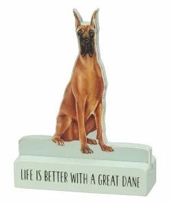 Primitives by Kathy | Mint 'Life is Better With a Great Dane' Standing Decor