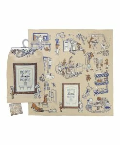 Primitives by Kathy | Beige 'Home Sweet Home' Dish Towel