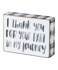 Primitives by Kathy | 'My Journey' Block Sign