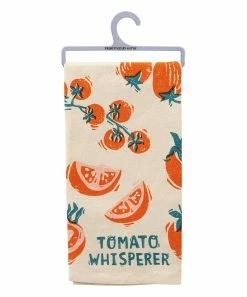 Primitives by Kathy | Red & Blue 'Tomato Whisperer' Dish Towel