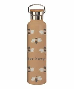 Primitives by Kathy | Brown 'Bee Happy' Insulated Water Bottle
