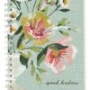 Primitives by Kathy | Slate 'Spread Kindness' Floral Spiral Notebook