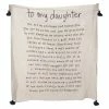 Primitives by Kathy | 'To My Daughter' Throw
