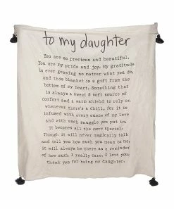 Primitives by Kathy | 'To My Daughter' Throw