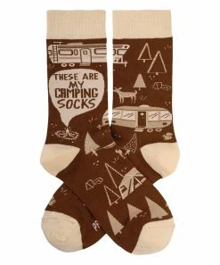 Primitives by Kathy | Brown 'My Camping Socks' Socks - Women
