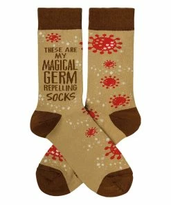Primitives by Kathy | Brown 'Germ Repelling' Socks - Women