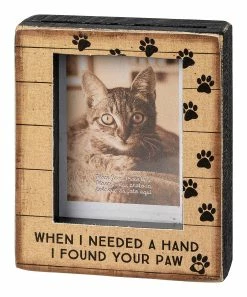 Primitives by Kathy | Brown & Black 'Found Your Paw' Frame