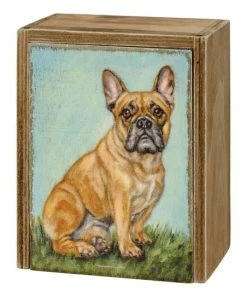 Primitives by Kathy | Brown & Blue Frenchie Memory Box