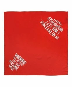 Primitives by Kathy | Red 'Personal Space' Large Pet Bandana