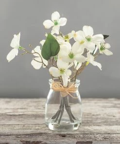 Primitives by Kathy | White Dogwood Blossom Arrangement