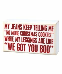 Primitives by Kathy | Red & White 'We Got You Boo' Box Sign