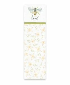 Primitives by Kathy | White Bee 'Kind' List Notepad