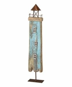 Primitives by Kathy | Blue Distressed Lighthouse Décor