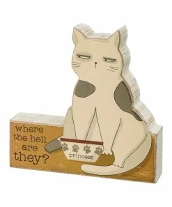 Primitives by Kathy | 'Where the Hell Are They' Chunky Sitter Block Sign