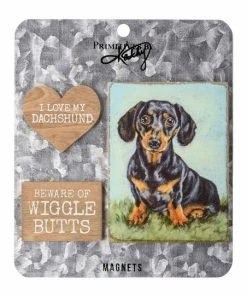 Primitives by Kathy | Dachshund Magnet Set -