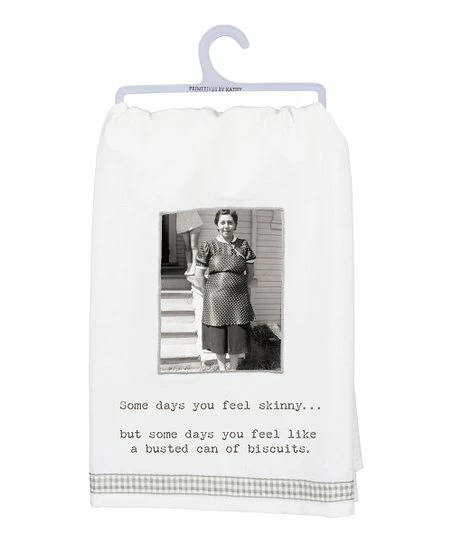 Primitives by Kathy | White 'Feel Skinny' Dish Towel