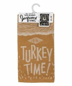 Primitives by Kathy | Tan & Cream 'It's Turkey Time' Hand Towel